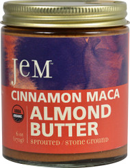 Jem Raw Organic Sprouted Almond Butter Cinnamon -- 6 oz