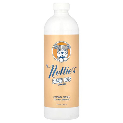 <img alt="Nellies, Fresh Dog, Oatmeal Mango, 16 fl oz (474 ml)" title="Nellies, Fresh Dog, Oatmeal Mango, 16 fl oz (474 ml),810648006254"