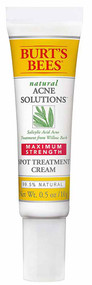 Burts Bees Acne Solutions Maximum Strength Spot Treatment Cream for Oily Skin -- 0.5 oz