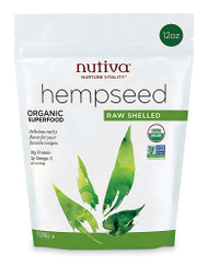 Nutiva, Organic Hemp Seed Raw Shelled, 12 oz (340 g)