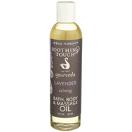Soothing Touch Ayurveda - Lavender - Calming Bath & Body Massage Oil -- 8 oz
