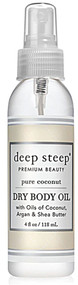 Deep Steep Dry Body Oil Pure Coconut -- 4 fl oz