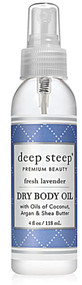 Deep Steep Dry Body Oil Fresh Lavender -- 4 fl oz