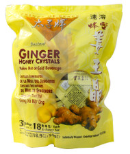 3 PACK of Prince of Peace Ginger Honey Crystals Instant Beverage -- 30 Sachets