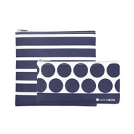 3 PACK of Lunchskins Reusable Zippered -- 2 Set