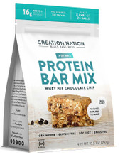 3 PACK of Creation Nation Protein Bar Mix No Bake Gluten Free Whey Hip Chocolate Chip -- 10.5 oz