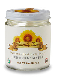 3 PACK of Naturally Sunny Turmeric Maple Sunflower Butter -- 8 oz