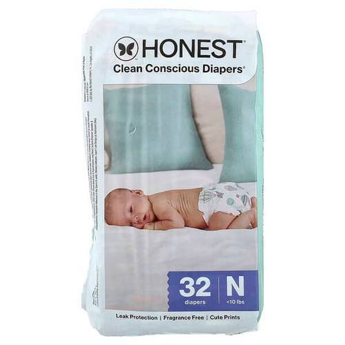 <img alt="The Honest Company, Clean Conscious Diapers Newborn, <10 lbs, Above It All, 32 Diapers" title="The Honest Company, Clean Conscious Diapers Newborn, <10 lbs, Above It All, 32 Diapers,810425031073"