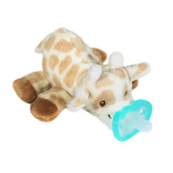 3 PACK of RAZBaby Raz Buddy JollyPop Pacifier Holder with Removable Pacifier Giraffe Ages 0-6m -- 1 Pacifier