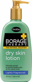 3 PACK of Shikai Borage Therapy Dry Skin Lotion Lightly Fragranced -- 8 fl oz