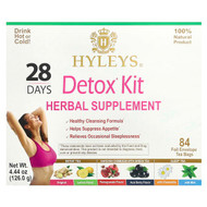 <img alt="Hyleys Tea, 28 Days Detox Kit, Assorted, 84 Foil Envelope Tea Bags, 4.44 oz (126 g)" title="Hyleys Tea, 28 Days Detox Kit, Assorted, 84 Foil Envelope Tea Bags, 4.44 oz (126 g),4791045018117"