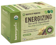 3 PACK of BareOrganics Functional Single Serve Tea Energizing -- 12 Singel-Serve Cups
