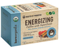 3 PACK of BareOrganics Functional Single Serve Coffee Energizing -- 12 Single-Serve Cups