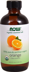 3 PACK of NOW Foods Organic Essential Oils Orange -- 4 fl oz