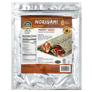 <img alt="Norigami, Egg Wraps with Soy Protein, Poppy Seeds, 10 Thin Wraps, 1.4 oz (40 g)" title="Norigami, Egg Wraps with Soy Protein, Poppy Seeds, 10 Thin Wraps, 1.4 oz (40 g),752489000728"