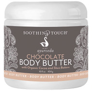 3 PACK of Soothing Touch Chocolate Body Butter with Organic Cocoa and Shea Butters -- 16 oz