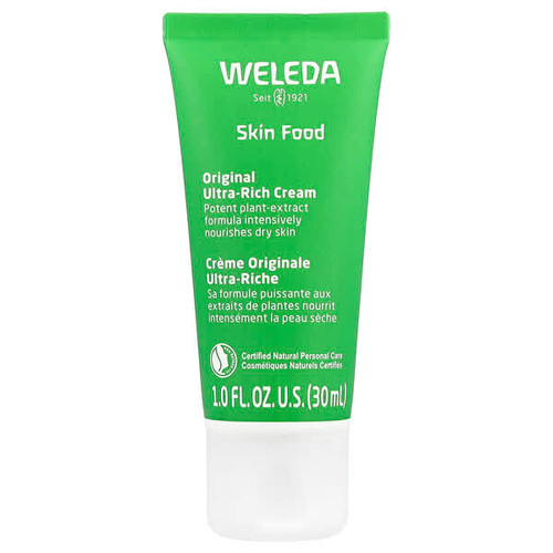 <img alt="Weleda, Skin Food, Original Ultra-Rich Cream, 1 fl oz (30 ml)" title="Weleda, Skin Food, Original Ultra-Rich Cream, 1 fl oz (30 ml),4001638098649"