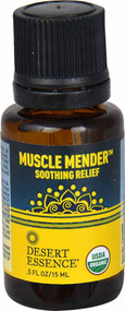 3 PACK of Desert Essence Muscle Mender Organic Essential Oil -- 0.5 fl oz