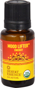 3 PACK of Desert Essence Mood Lifter Energy Organic Essential Oil -- 0.5 fl oz