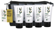 3 PACK of Andalou Naturals MEN Get Going Kit -- 4 Piece Kit