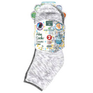 <img alt="Earth Therapeutics, Aloe Moisture, Aloe Socks, Grey and White, 2 Pairs" title="Earth Therapeutics, Aloe Moisture, Aloe Socks, Grey and White, 2 Pairs,073377929946"