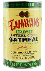 3 PACK of Flahavans Irish Steel Cut Oatmeal -- 28 oz