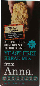 3 PACK of Breads From Anna Yeast Free Bread Mix Gluten Free -- 18.1 oz