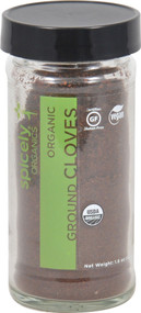 3 PACK of Spicely Organics Cloves Ground Jar -- 1.6 oz