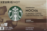 3 PACK of Starbucks Flavored Ground Coffee Mocha -- 10 K-Cups
