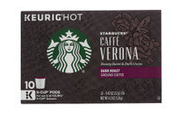 3 PACK of Starbucks Ground Coffee Dark Roast Caffe Verona -- 10 K-Cups
