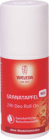 3 PACK of Weleda 24 Hour Roll-On Deodorant Pomegranate -- 1.7 fl oz