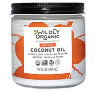3 PACK of Wildly Organic Refined Coconut Oil -- 14 fl oz