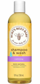 3 PACK of Burt's Bees Baby Shampoo & Wash Calming Tear Free Baby Soap -- 12 fl oz