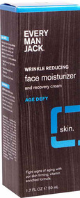 3 PACK of Every Man Jack Age Defying Face Moisturizer Fragrance Free -- 1.7 fl oz