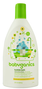 3 PACK of Babyganics Bubble Bath Chamomile Verbena -- 20 fl oz