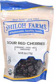 3 PACK of Shiloh Farms Organic Sour Red Cherries -- 6 oz