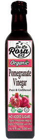 3 PACK of De La Rosa Organic Pomegranate Vinegar -- 16.9 fl oz