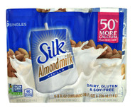 3 PACK of White Wave Silk Almondmilk Vanilla -- 6 Containers