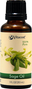 3 PACK of Vitaco Essential Oils 100% Pure Sage -- 1 fl oz (30 mL)