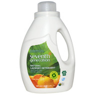 3 PACK of Seventh Generation Natural Laundry Detergent Fresh Citrus Breeze 33 Loads -- 50 fl oz