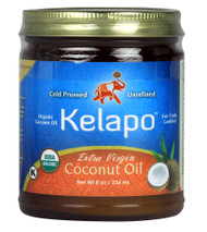 3 PACK of Kelapo Organic Extra Virgin Coconut Oil -- 8 oz