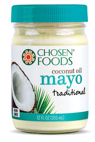 3 PACK of Chosen Foods Coconut Oil Mayo Traditional -- 12 fl oz