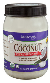 3 PACK of Better Body Foods Organic Virgin Coconut Oil -- 15.5 fl oz