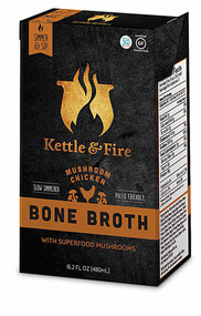 3 PACK of Kettle & Fire Bone Broth Mushroom Chicken -- 16.2 g
