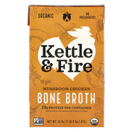 <img alt="Kettle & Fire, Bone Broth, Mushroom Chicken, 16.9 oz (479 g)" title="Kettle & Fire, Bone Broth, Mushroom Chicken, 16.9 oz (479 g),851702007046"
