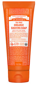 3 PACK of Dr. Bronners Organic Shaving Gel Tea Tree -- 7 fl oz