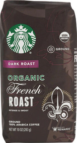 3 PACK of Starbucks Ground Coffee Dark Roast Organic French Roast -- 10 oz