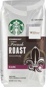 3 PACK of Starbucks Ground Coffee Dark Roast French Roast -- 12 oz