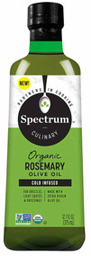 3 PACK of Spectrum Culinary Organic Olive Oil Cold Infused Rosemary -- 12.7 fl oz