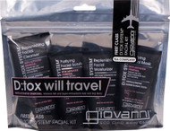 3 PACK of Giovanni Dtox System Facial Kit 4-Pieces -- 1 Kit